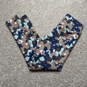 Balance Athletica Camouflage Leggings - Blue and Brown